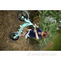 Bicicleta balanceada infantil pequena de aço carbono de 12 polegadas